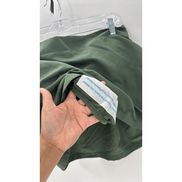 Kona Sol swim skort and swimsuit bottoms size L green pool lake beach - Picture 4 of 5